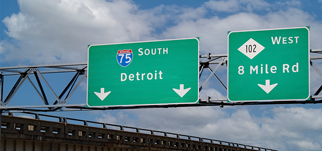 Image of a map with Columbus in bold letters