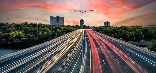 Image of the 194 Freway Bridge in Minneapolis.
