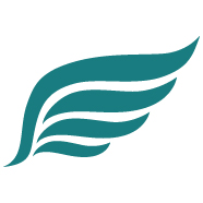 Icon displaying wings